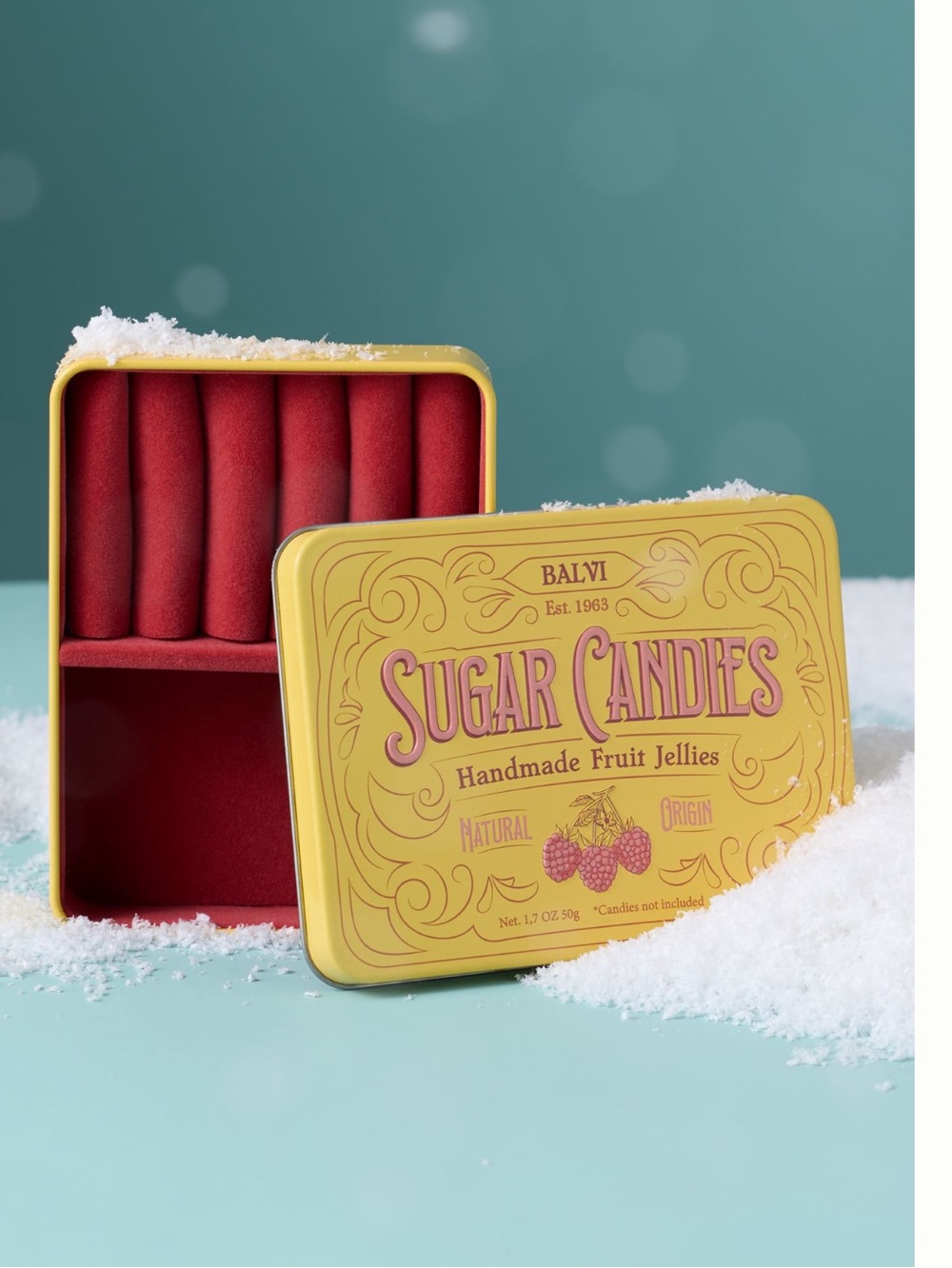 Anthropologie Jewelry Box Sweets Tin Sugar Candies Trinket Container New